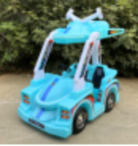 Voiture de tourisme à batterie en forme de camion de pompiers, <span class=keywords><strong>Bus</strong></span> de tourisme pour stations balnéaires, Manège de terrain de jeux extérieur, Chariot tout-terrain - Product Image 2