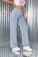 Jean Droit Femme Tendance, Broderie Nœud, Vente Chaude, Coupe Ample Décontractée