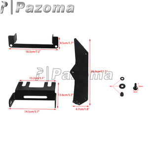 Carénage de phare Plug & Play pour <span class=keywords><strong>Harley</strong></span> Fat Bob M8 2018-2024 FXFB/FXFBS |   <span class=keywords><strong>Masque</strong></span> de style requin avec pare-brise de 9 pouces et kit de montage - Product Image 6