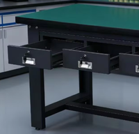 Établi en acier antistatique de haute qualité L2100mm fermeture douce 3 tiroirs plats meubles multifonctionnels modernes personnalisables