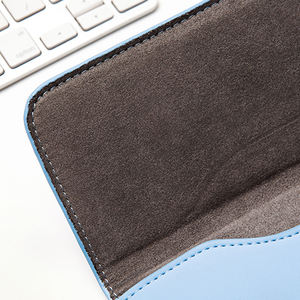 Pemegang dokumen vertikal kulit PU bisnis kantor <span class=keywords><strong>A4</strong></span> antik dengan tali surat amplop untuk pengarsipan - Product Image 5