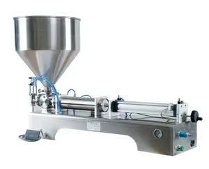 HUILIDE Pneumatic single-head horizontal quantitative filling machine, paste filling machine and honey sauce filling machine