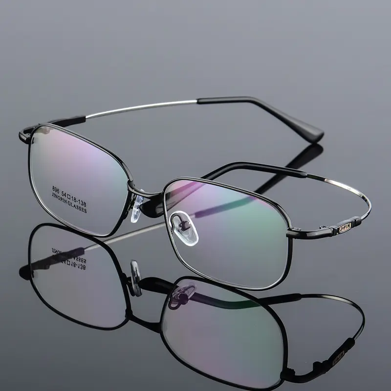 Classique mémoire alliage lunettes hommes femmes lunettes cadre affaires lunettes myopie Prescription lunettes optiques