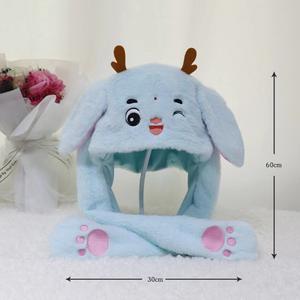 หมวกตัวการ์ตูนฟูนุ่ม, หมวกตัวการ์ตูนน่ารักหมวกอนิเมะอบอุ่น - Product Image 4