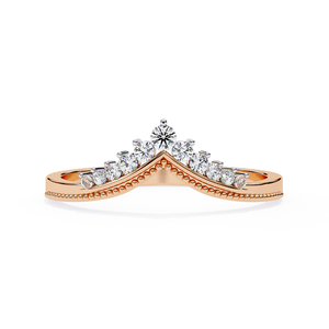 Anillo de Diamantes en Oro Rosa Premium para Mujer, Estilo Moderno, Acabado Pulido, Joyería para Uso Diario - Product Image 4