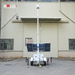 Remolque de Seguridad Móvil, Mini Remolque con Potente <span class=keywords><strong>Sistema</strong></span> <span class=keywords><strong>Solar</strong></span> y Mástil Telescópico Integrado para Cámaras Inteligentes - Product Image 2