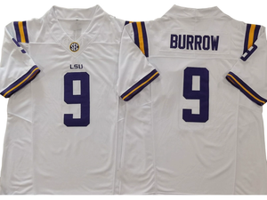 2025新路易斯安那大学美式足球9 # 乔·伯罗足球缝制球衣最佳品质球衣 - Product Image 5