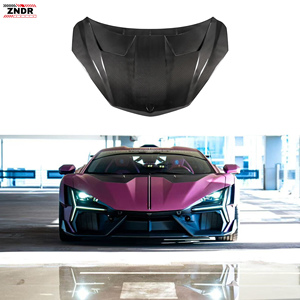 ฝากระโปรงคาร์บอนไฟเบอร์สำหรับ Lamborghini Revuelto ZACOE ฝาครอบเครื่องยนต์ด้านหน้าคาร์บอนไฟเบอร์แบบแห้ง Revuelto ฝากระโปรงคาร์บอนไฟเบอร์คุณภาพสูง - Product Image 1