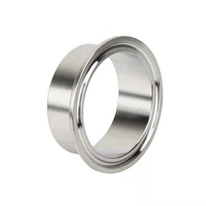 Aohoy <span class=keywords><strong>Din</strong></span> 11850 <span class=keywords><strong>11851</strong></span> Conexión Sanitaria Triclamp 304 316L de Acero Inoxidable, Abrazadera Tri-Clamp para Soldar, Férula TC Clover, Superficie Pulida - Product Image 1