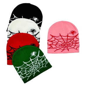 OEM <strong>Design</strong> All-Printed Unisex Winter Jacquard <strong>Beanie</strong> <strong>Custom</strong> Logo Knitted Skull <strong>Cap</strong> for Adults Kids No Cuff Letter <strong>Beanies</strong> - Product Image 1
