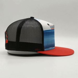 High Quality Snapback Caps Sublimation,5 Panel Fashion Trucker Flat Bill Snapback,UK Flag Underbrim Printed Snapback <b>Hats</b> - Product Image 5