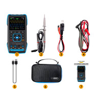 FNIRSI 2C53T Upgraded 3-in-1 Oscilloscope Multimeter Signal Generator 50MHz Bandwidth 250MS/s Rate Dual Channel 20000 Counts
