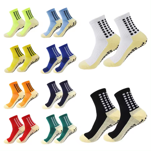 2025 Wholesale Breathable Seamless Toe Multicolor <strong>Shin</strong> Pad Football <strong>Socks</strong> Calf Sleeves Soccer Sport <strong>Compression</strong> <strong>Socks</strong> - Product Image 5
