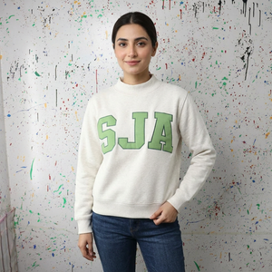 Sudadera con Capucha SJA ASH GREY, 100% Algodón, Felpa, Media Cremallera, Oversize, Ecológica, con Bloques de Color, Impermeable, Invierno, CLUSH SPORTS - Product Image 1