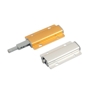 Metal Shell Bouncer Aluminum Alloy Push To Open Cabinet <b>Door</b> Latch Self Retaining Mechanism Wardrobe Furniture <b>Door</b> <b>Catch</b> - Product Image 1