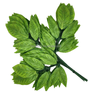 Vente en gros de haute qualité Feuilles artificielles Real Touch Plantes décoratives artificielles Plantes de verdure Feuille de <span class=keywords><strong>laurier</strong></span> - Product Image 2