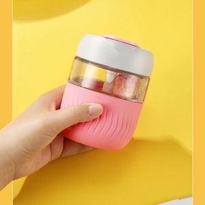 360ML/12oz Crystal Water <b>Bottle</b> Wholesale Glass <b>Coffee</b> Cup Travel Drink Mug with Straw Tea Glass <b>Bottle</b> - Product Image 3