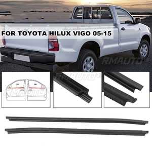 Car Window Moulding Trim Weatherstrip Seal Belt <b>Rubber</b> Sealing <b>Strips</b> for TOYOTA HILUX VIGO KUN16R KUN26R MK6 MK7 2 DOOR - Product Image 1
