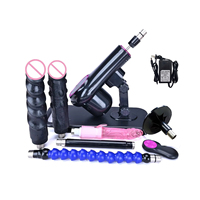 Ferngesteuerte Automatische Stoß-Sexmaschine mit 8 Aufsätzen, Weiche Dildos für Weibliche Masturbation