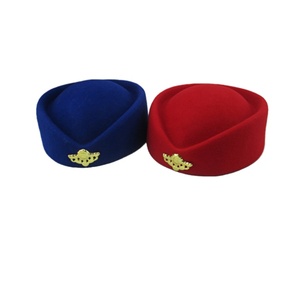 Hot Selling Costume Air Hostess Cap Flight Attendant Wedding <b>Band</b> <b>Hat</b> Business Prop for Parties - Product Image 3
