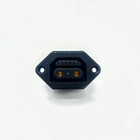 Prises électriques 40A 2+6 Femelle/Mâle, fiches BNC, prises à contact en laiton, boîtier PC/Nylon IP67 pour vélos électriques, batterie au lithium