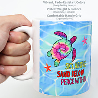 Tasses à café en céramique minimalistes personnalisées en usine, blanc pur mat brillant, tasse de Noël, vente en gros de tasses en céramique