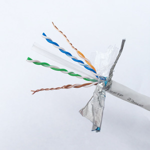 Cable de red Cat6 Sftp con núcleo de cobre trenzado de 8 conductores para transmisión de datos de alta velocidad - Product Image 1