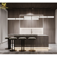 Ensemble table à manger moderne de luxe 4-8 places en marbre blanc 6 chaises pour la maison Villa design stable en métal pour les meubles de salle à manger