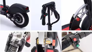 สกู๊ตเตอร์ไฟฟ้าขายส่ง พร้อมใช้งานบนถนนถูกกฎหมายจากจีน กำลังไฟ 500 วัตต์ พร้อมที่นั่งสำหรับผู้ใหญ่ ราคาดีที่สุด - Product Image 4