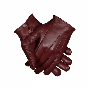 Gants de sécurité industrielle en cuir pleine fleur de chèvre de haute qualité meilleur prix avec coton - Product Image 1
