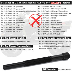 Outil d'extraction d'embrayage Poyracing 120 mm pour Polaris RZR XP 1000 900 800 – Entretien - Product Image 3
