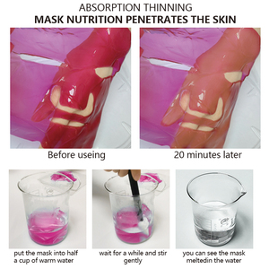 Mascarilla Facial Hidratante de Colágeno al por Mayor OEM, Fabricante de Productos para el Cuidado de la Piel, Mascarilla Facial de Hidrogel de Colágeno Cristal - Product Image 3