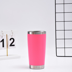 Wholesale Double Wall Stainless Steel 20oz Sublimation Blanks Skinny Tumbler Cups in Bulk - Product Image 5