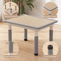 Ensemble table et chaises en plastique pour enfants, bureau d'étude pour tout-petits, mobilier moderne pour école, maternelle et salon