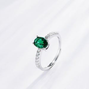 VVS 팬시 컬러 모이사나이트 다이아몬드 18K 14K 10K 9K 골드 스털링 실버 925 "와 조정 가능한 여성의 약혼 결혼 반지 - Product Image 1