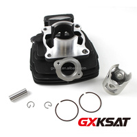 Nouveau bloc-cylindres de moteur de scooter/moto compatible Yamaha DT125 1974-1981 125cc en alliage d'aluminium, diamètre 56 mm