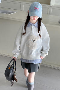 Fack, sudaderas de dos piezas para niñas, Primavera/otoño, estampado de animales, algodón cómodo para ocio y vacaciones de invierno - Product Image 3