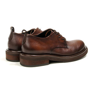 Chaussures habillées Oxford pour hommes en cuir véritable, fabriquées à la main, style <span class=keywords><strong>italien</strong></span>, <span class=keywords><strong>luxe</strong></span>, prix d'usine - Product Image 3