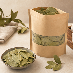Daun Salam Kering Grosir Daun Laurel Utuh Laurus Nobilis Bahan Baku Bumbu Makanan
