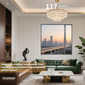 Gran oferta 2025, ventanas de aluminio abatibles de rotura térmica de vidrio Low E para <span class=keywords><strong>casa</strong></span>, ahorro de energía, estilo abierto fijo para Baño - Product Image 4