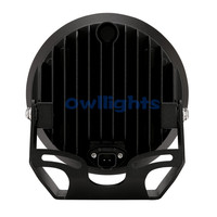 Nouveaux Phares LED Ronds Tout-Terrain Owllights 2026 de 7 Pouces 105W 6000K avec Cache Coloré pour 4x4, Pick-up, SUV, Camion
