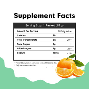 Bâtonnets de gelée enzymatique minceur saveur orange à faible MOQ <span class=keywords><strong>pour</strong></span> réguler le transit intestinal, favoriser la purification et la détoxification, et favoriser la perte de poids - Product Image 2