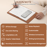 Huion Note 2 en 1 Carnet Numérique Tablette Graphique Portable Électronique Sans Fil Taille A5 Écriture Numérique Manuscrite Carnet Intelligent X10