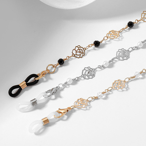 Venta al por mayor <span class=keywords><strong>cadena</strong></span> de correa de <span class=keywords><strong>gafas</strong></span> ligera antideslizante personalizada <span class=keywords><strong>para</strong></span> máscaras faciales <span class=keywords><strong>gafas</strong></span> de sol 73cm de longitud modelo F036/F136 hecho en China - Product Image 4