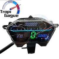 Untuk Honda Click125i v2/v3 Click150 Click160 Speedometer Digital LED Lengkap Tachometer Digital LED