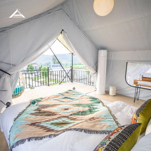 Le camping de luxe comprend des tentes, des complexes imperméables, du tissu Oxford, des tuyaux en acier galvanisé et des tentes personnalisables de 35 carrés - Product Image 3