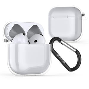 เคสใสป้องกัน AirPods แบบ Snap Seal พร้อมบานพับยืดหยุ่นและคลิปหนีบพกพาสะดวก น้ำหนักเบา - Product Image 2