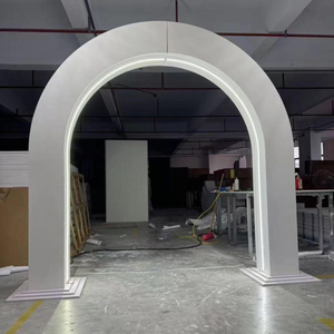 Arco de Entrada LED Blanco, Arco de Acrílico para Eventos, Arco de Boda, Panel de Fondo de Acrílico, Puerta de Arco, Pared de Fondo - Product Image 6