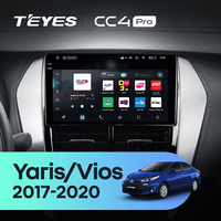 TEYES CC4 PRO Para Toyota Yaris Vios 2017 - 2020 CarPlay Android Auto 2DIN Autoradio Radio Multimedia Estéreo