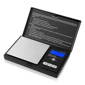 Весы с измерением в граммах, цифровые карманные весы 0,01 г на г, ювелирные изделия для еды, кухонные весы черного цвета для женщин и мужчин